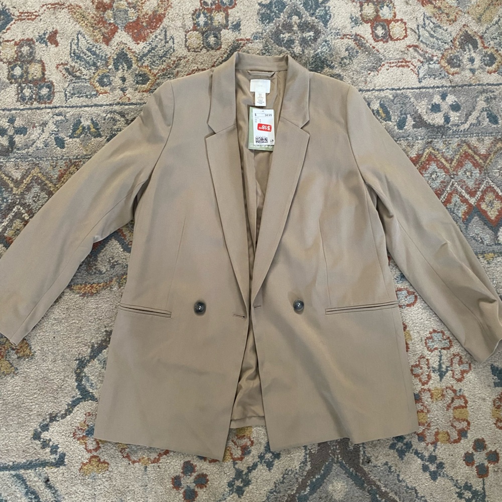 H&M Tan Blazer/Jacket